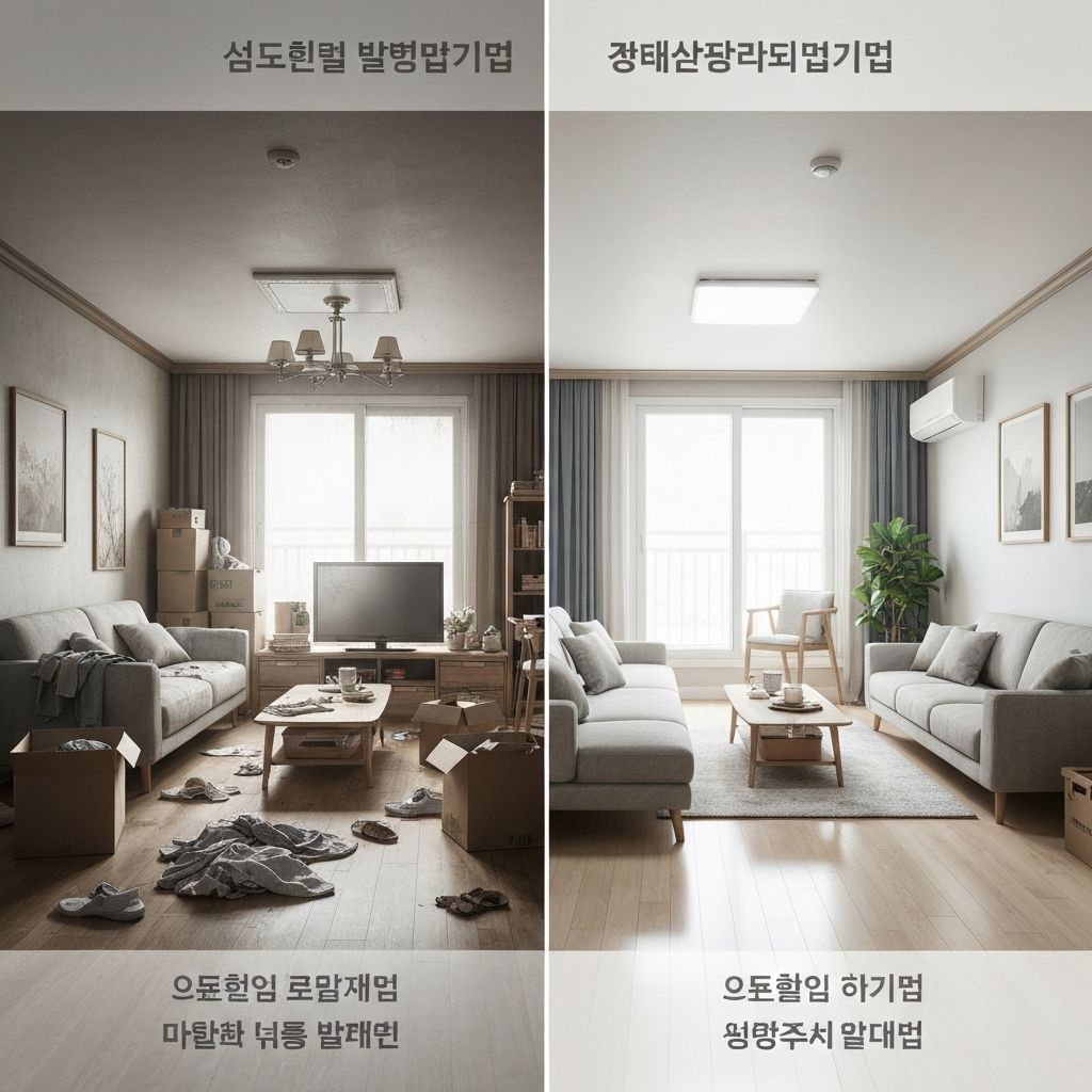 청소 전후 비교